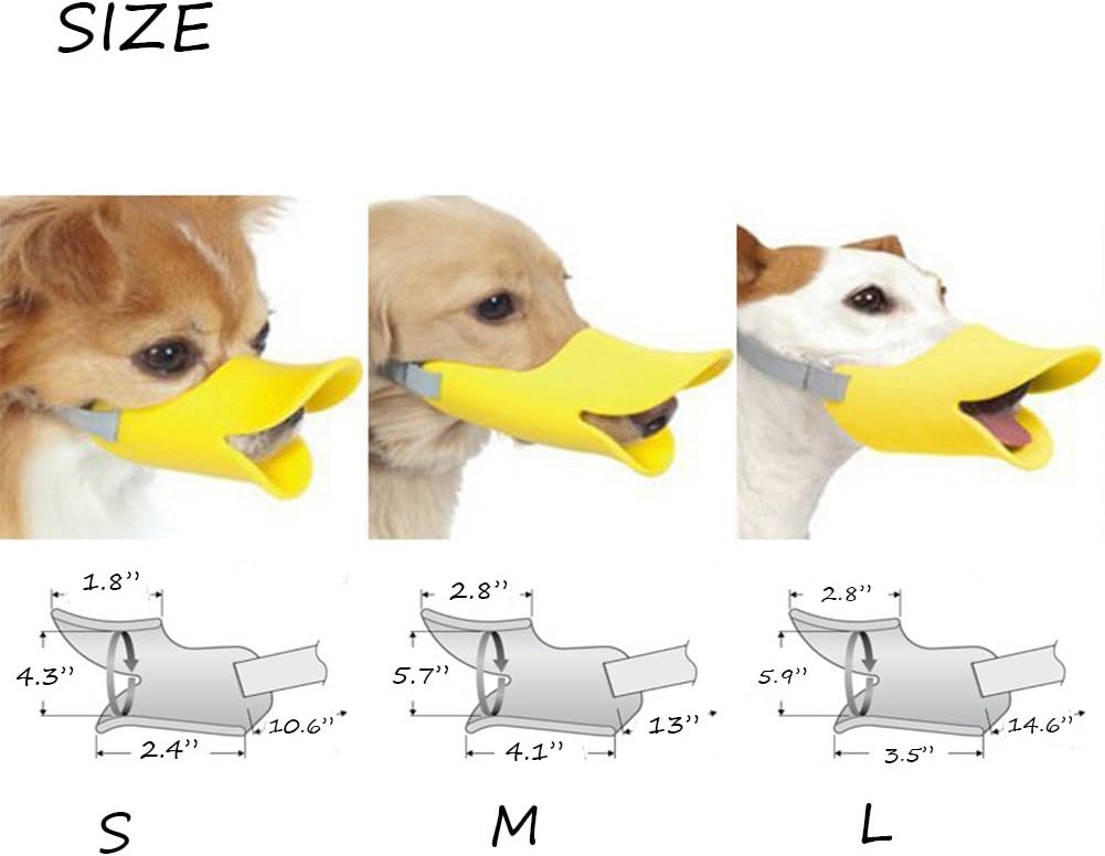 mamymarket™-Anti Bite Duck Mouth Shape Dog Mouth Covers