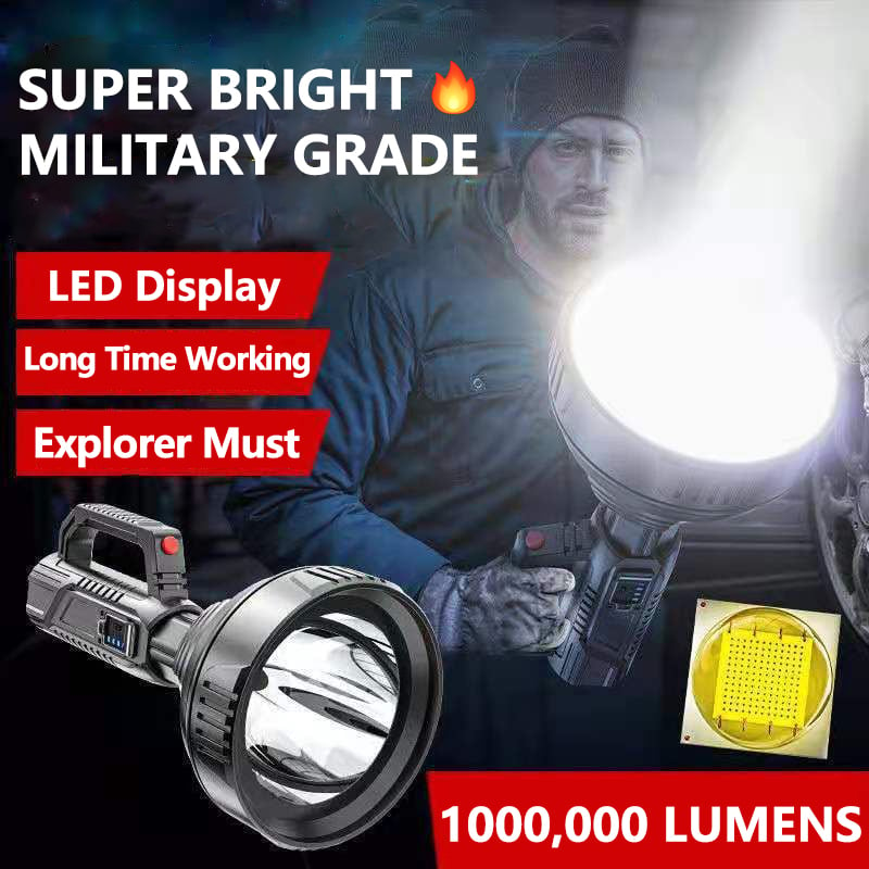 🔥Last Day 50% OFF🔥New German 1000000 lumens Waterproof Spot Lights Handheld Large searchlight