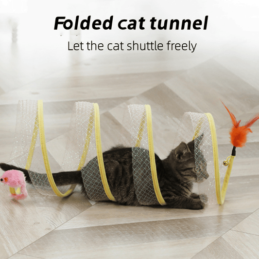 mamymarket™-Folded cat tunnel