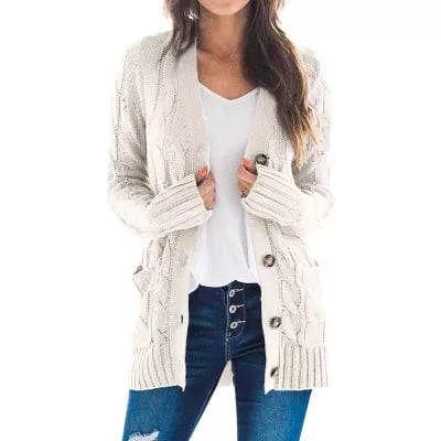 🔥 Women's Autumn Midi-Length Knit Sweater