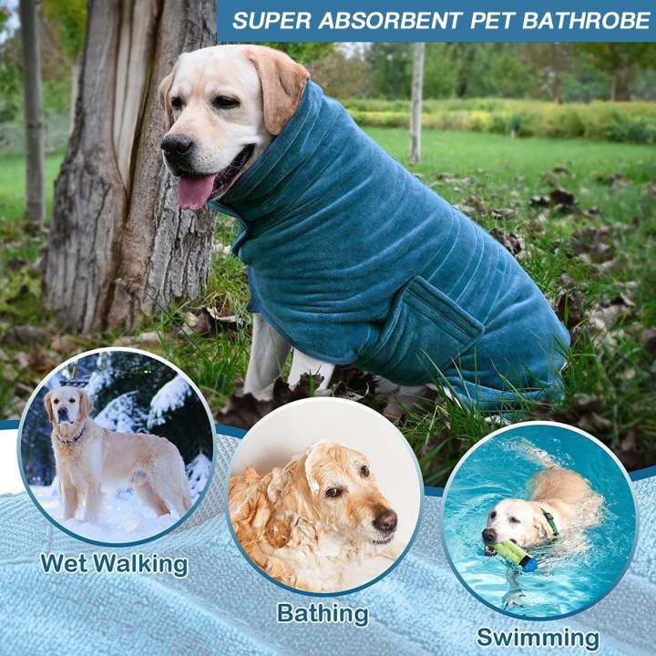 mamymarket™ - Super absorbent pet bathrobe