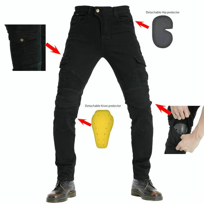 Aramid Motorcycle Riding Jeans Motorbike Racing Pants