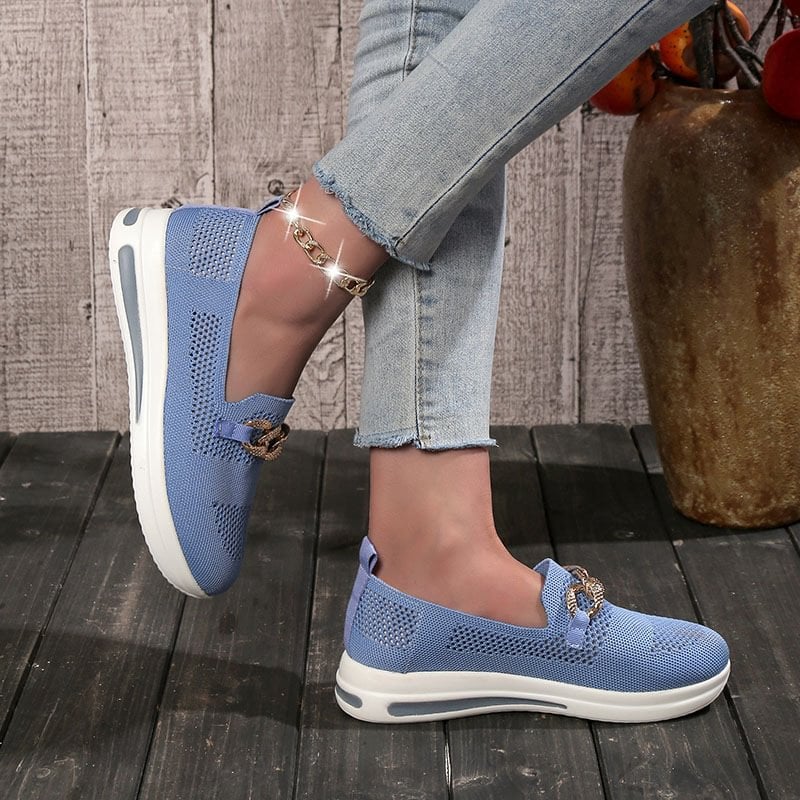 🔥Women's Woven Breathable Casual Wedge Sneakers