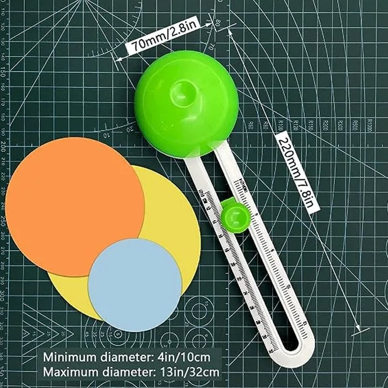 mamymarket™-Simple Plastic Round Cutting Knife Model