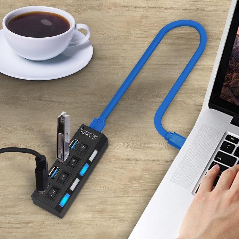 mamymarket™-Multiple Ports High-Speed USB Hub