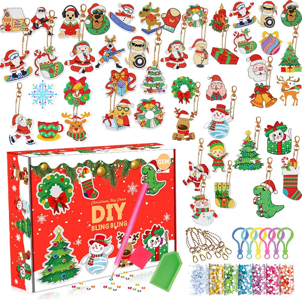 5D Christmas DIY Diamond Painted Set