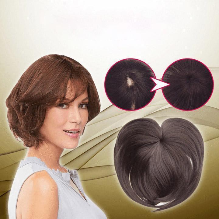 HOT SALE🔥 45% OFF|SHORT NATURAL  HAIR TOPPERS With Bangs