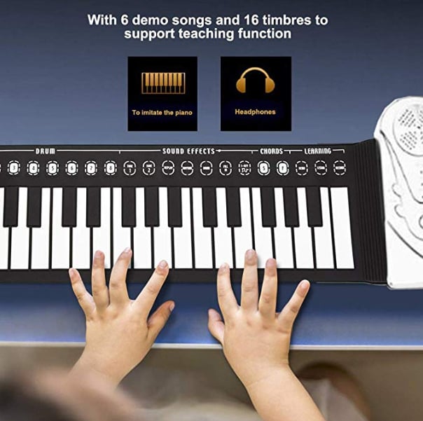 mamymarket™- Hand Roll Portable Piano