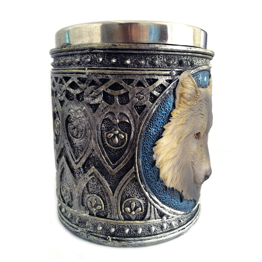 Nordic Rune Beer tankard