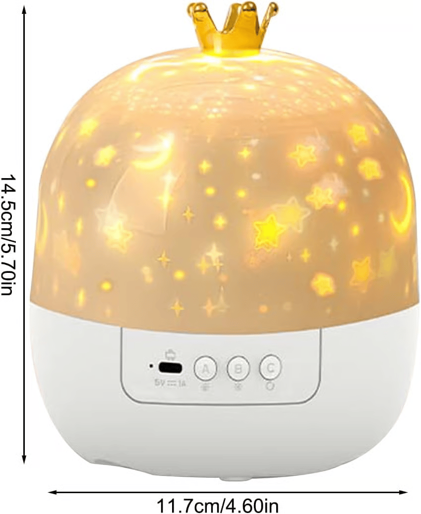 Projector Night Light for Kids 15 Sets of Films🔋Type-C Charging
