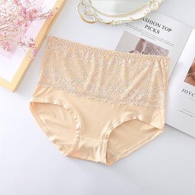 4pcs/set High Elastic Lace Panties