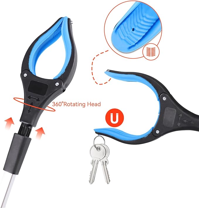 mamymarket™-Foldable Grabber With 360° Swivel Clip