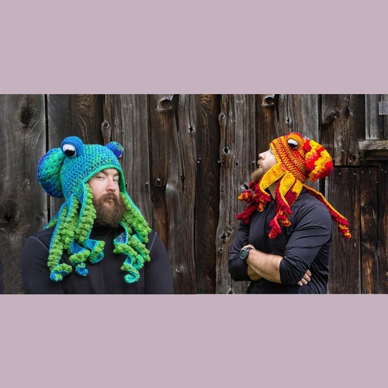 Crochet Octopus Hat —— A very good birthday/Christmas gift