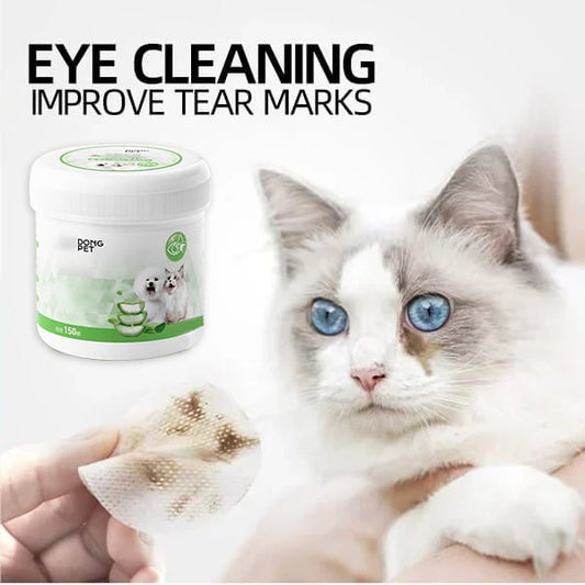 mamymarket™-Pet Tear Stain Wipes & A good companion for pets