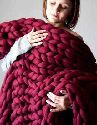 Chunky Knit Blanket