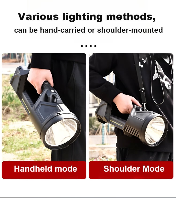 🔥Last Day 50% OFF🔥New German 1000000 lumens Waterproof Spot Lights Handheld Large searchlight