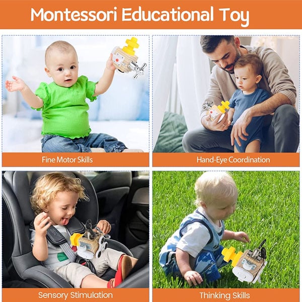 mamymarket™-Kids Sensory Busy Board Travel Toy