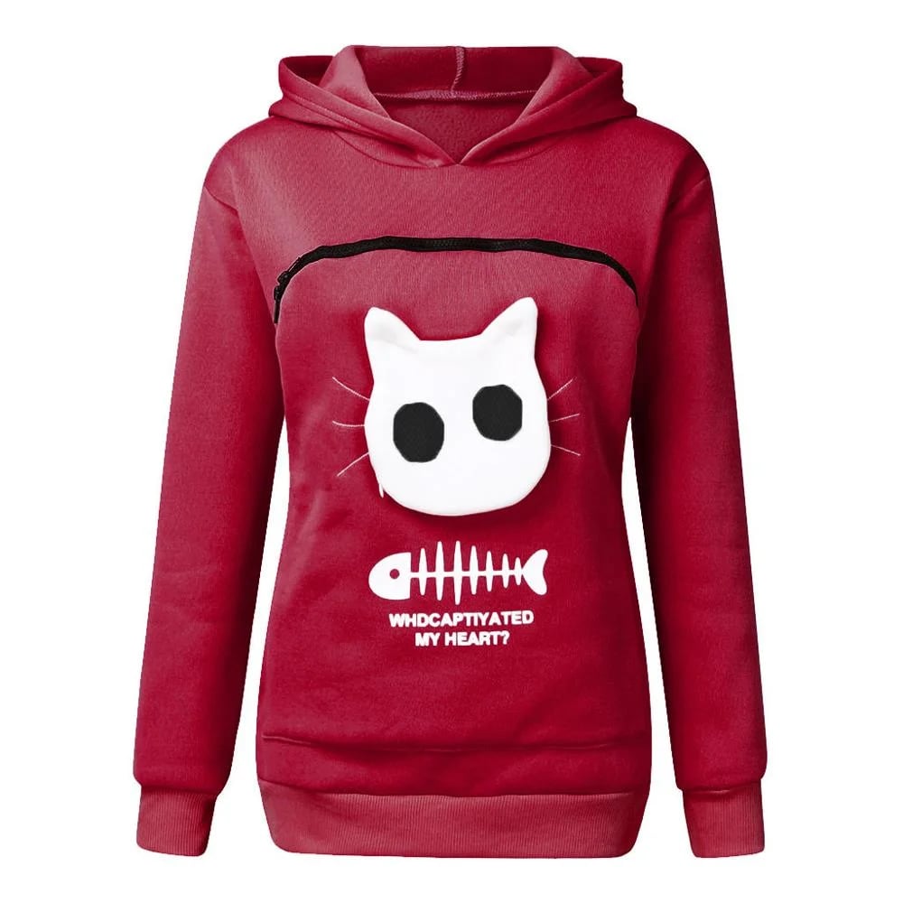 mamymarket™-Cat Lovers Hoodie Cuddle Pouch