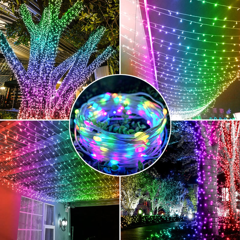 🌈Early Christmas Discounts🎄Multi-color LED animated outdoor Christmas tree