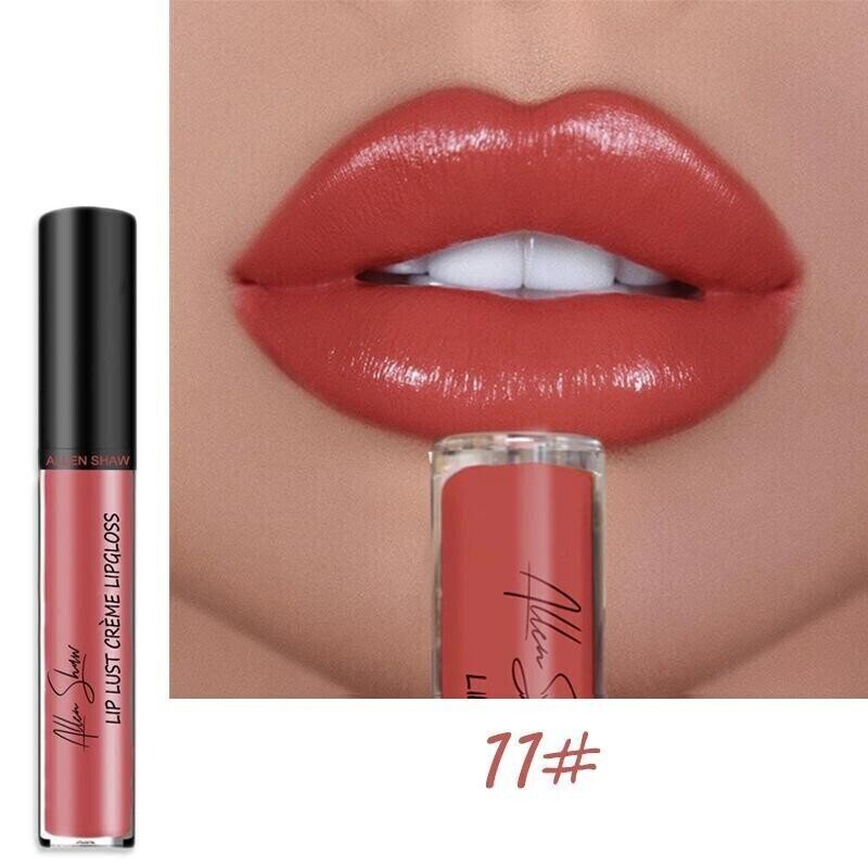 12 Color Cream Texture Lipstick Waterproof.