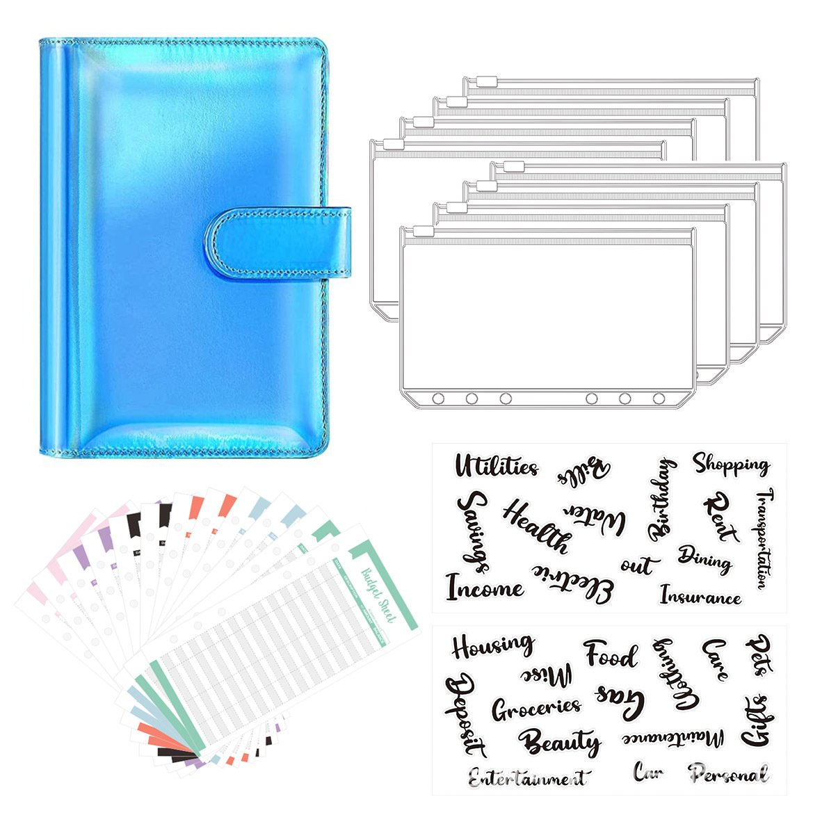 mamymarket™-Budget Binder Book With Cash Envelopes