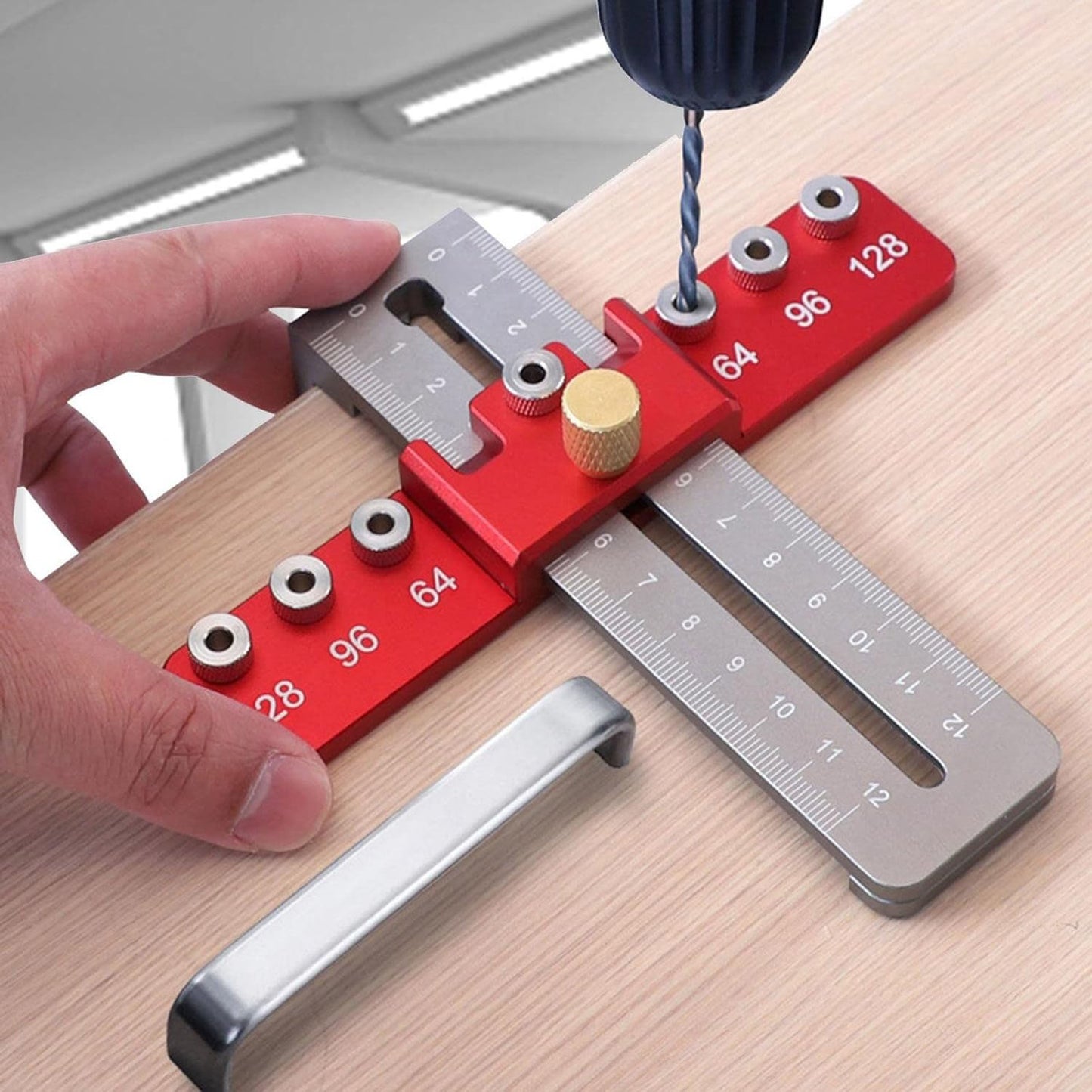 mamymarket™-[49% OFF]Handle Drilling Locator Hole Punch Tool