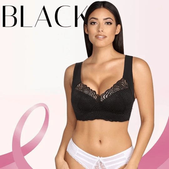 Stretch fully shaping seamless lace bra