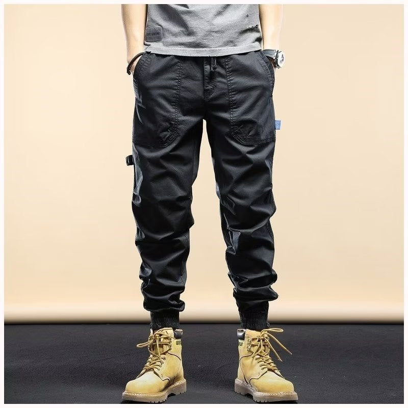 2023 SPRING MEN'S DISTRESSED SLIM FIT BIKER PANTS