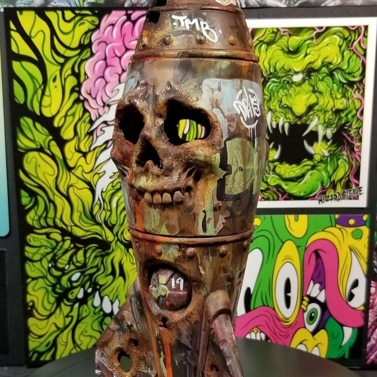 The Skull Bomb - Small Nuclear Warhead Decor