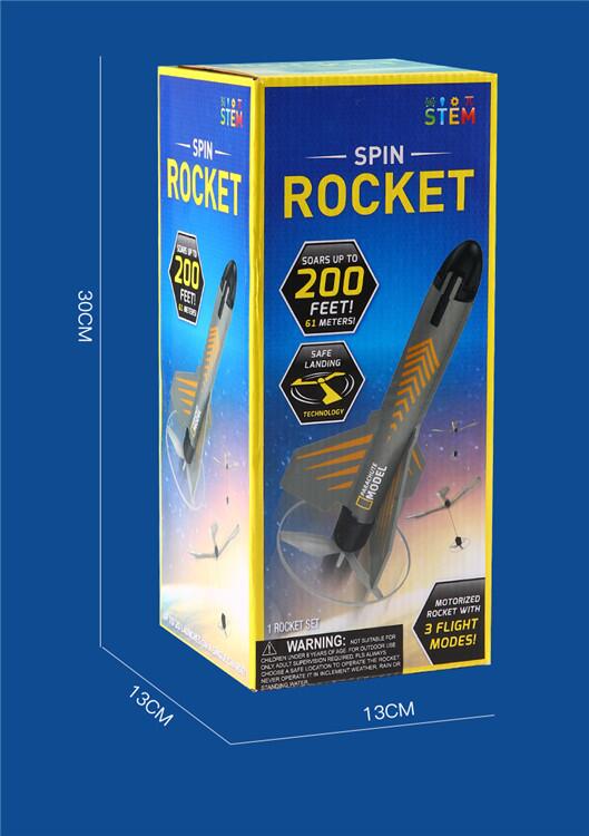 mamymarket™-National Geographic Rocket Launcher for Kids-space toy gift for boys and girls