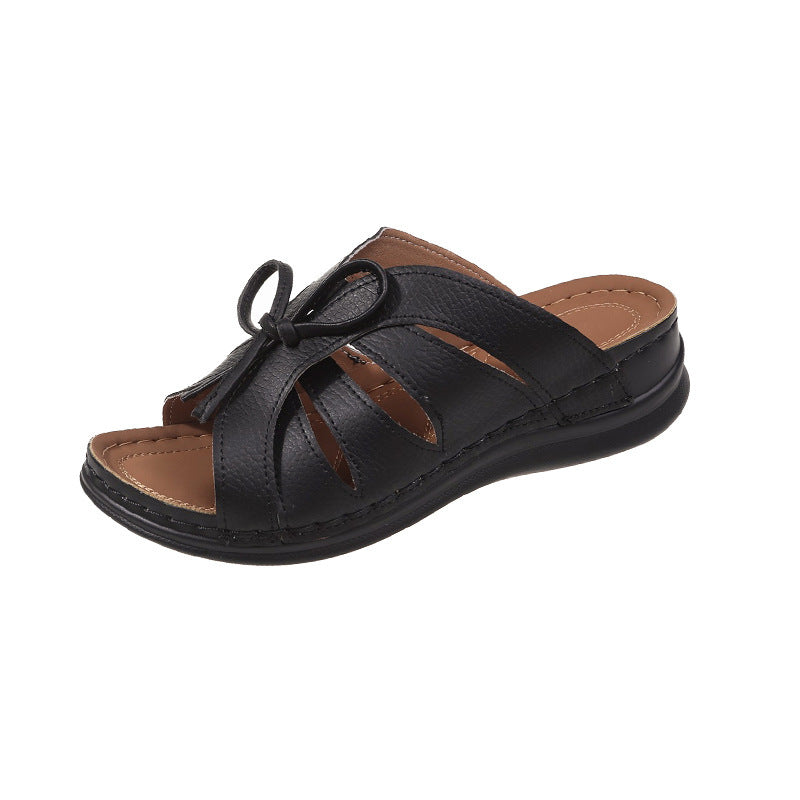 👡 Women's Comfort Bowtie Slide Sandals