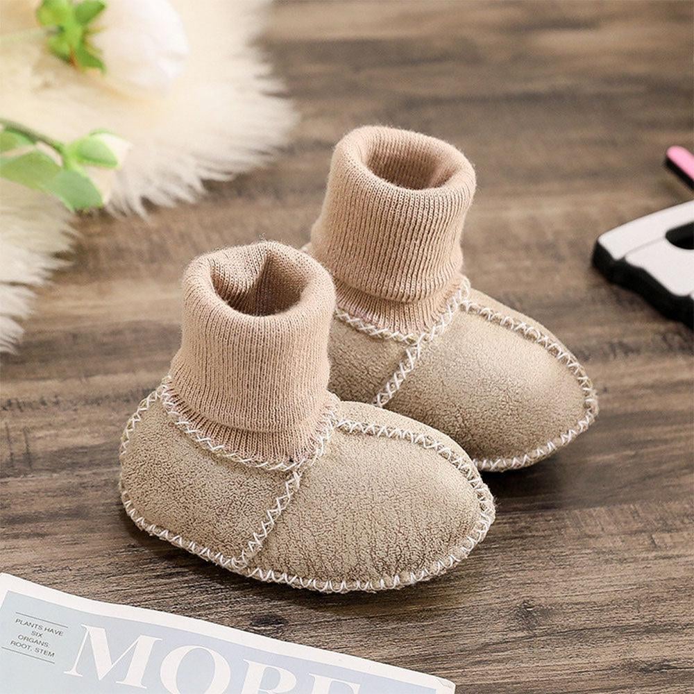 mamymarket™-Multiple Colors - Warm Fur Baby Sock Shoes