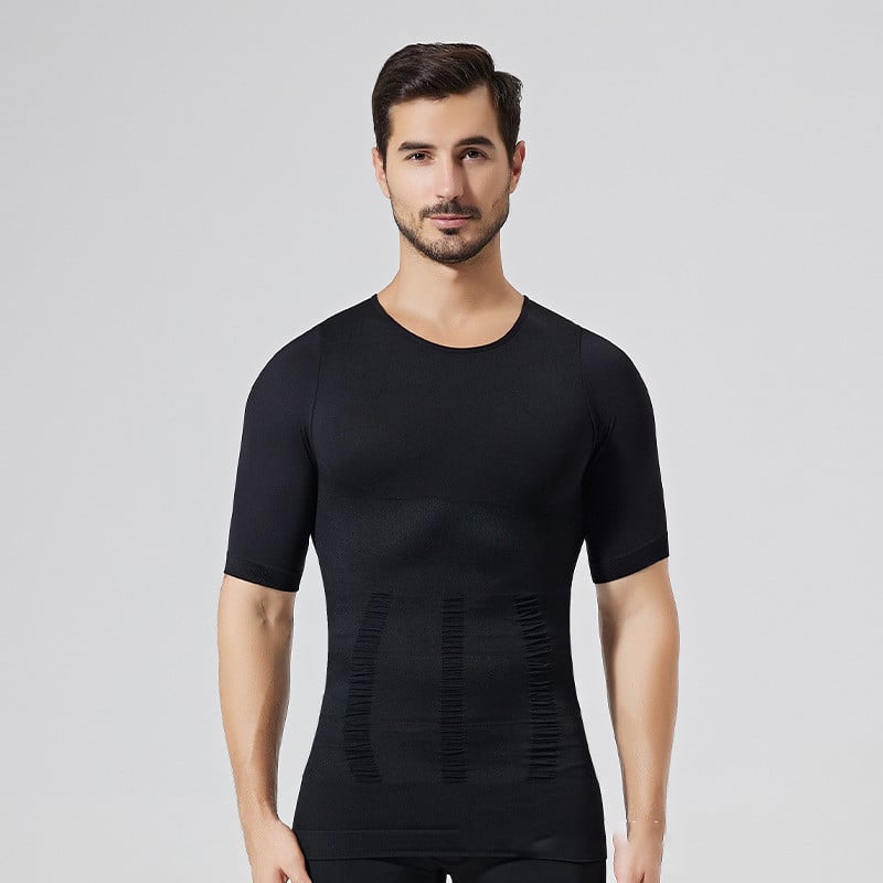 Men Body Toning Shaper T-Shirt