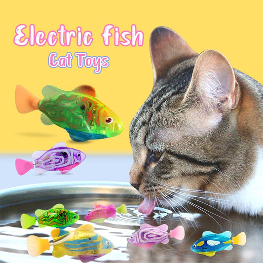 mamymarket™-Electric Fish Cat Toys