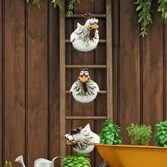 🔥LAST DAY 50% OFF🔥Funny Chicken Garden Fence Decoration