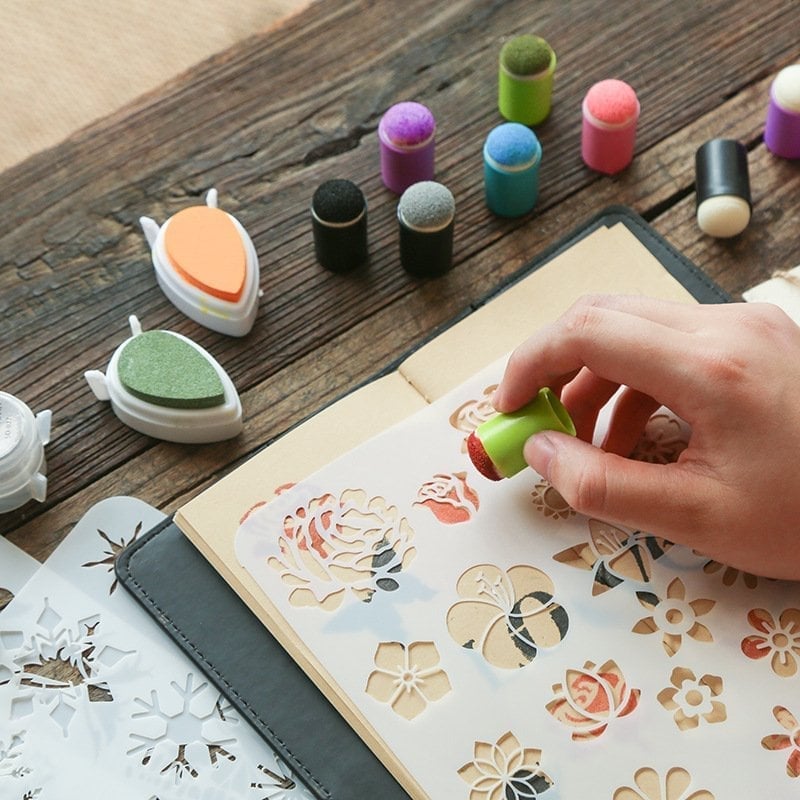 mamymarket™-DIY sponge finger painting kit