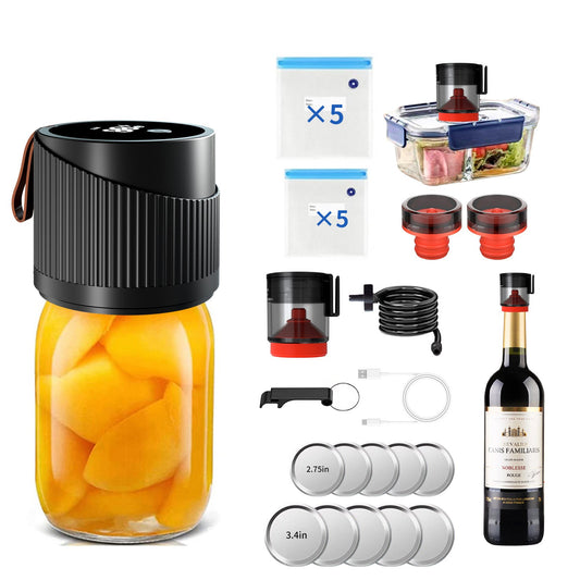 Exclusive Offer✨Suitable for Wide Mouth or Regular Mouth Mason Jars  Storage Bottles & Jars s-Preserving Containers -Jar Sealers