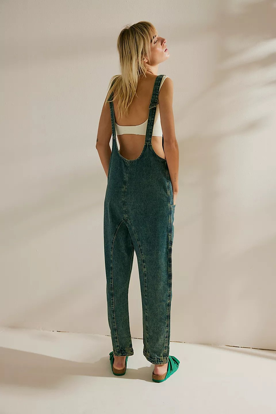 Last Day 50% OFF🔥Denim Jumpsuit With Pockets