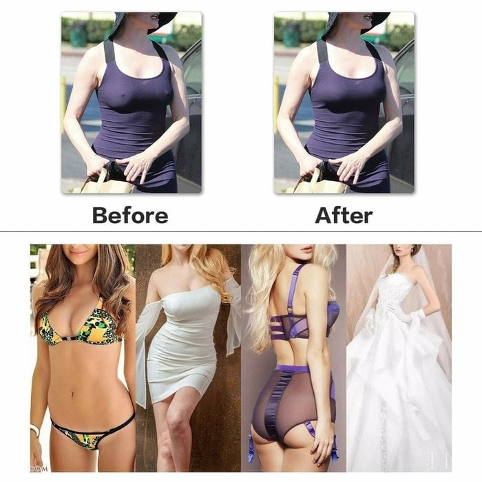 Hot Sale 49% OFF🔥 2023 Backless Strapless Adhesive Invisible Bra