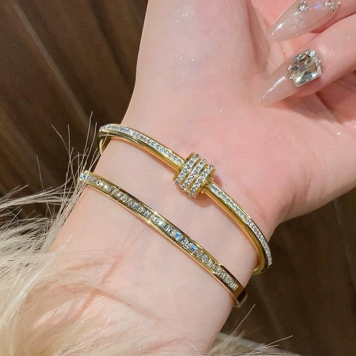 Four-Piece Stainless Steel Bracelet Set main image 1
