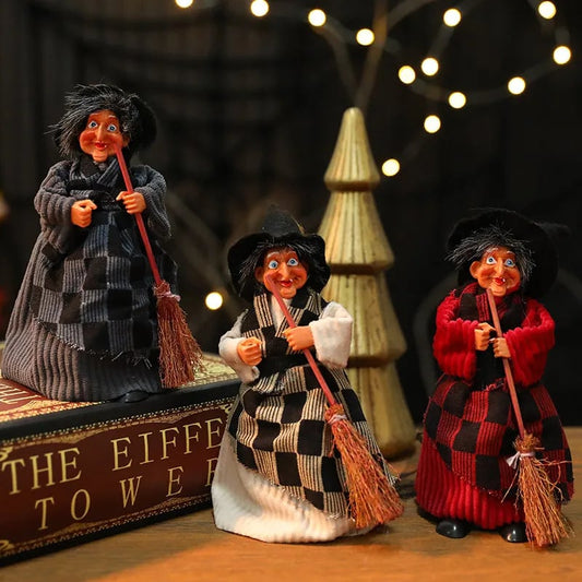 🧙🧹Halloween Witch Doll Statue Decor Desktop