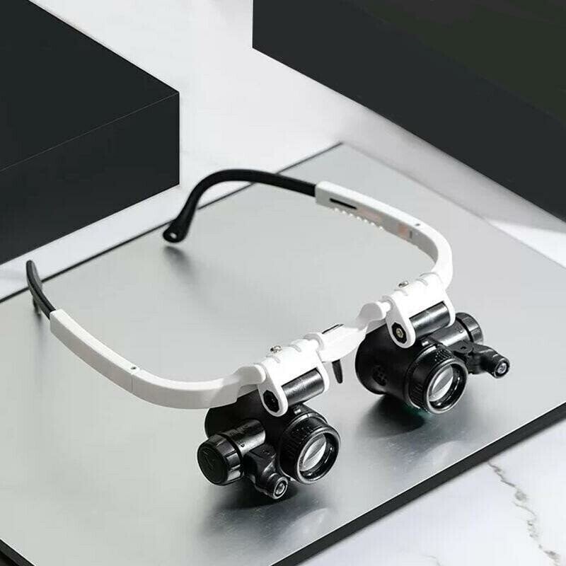 mamymarket™-LED Glasses Magnifier 8x 15x 23x