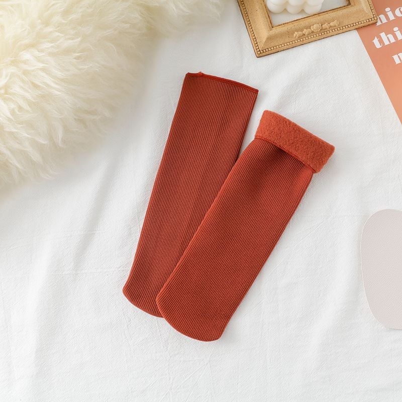 (🎅EARLY CHRISTMAS SALE-49% OFF) Unisex Snugly Velvet Winter Thermal Socks & BUY 3 GET EXTRA 10% OFF