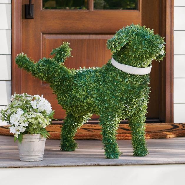 Decorative Peeing Dog Topiary🐕