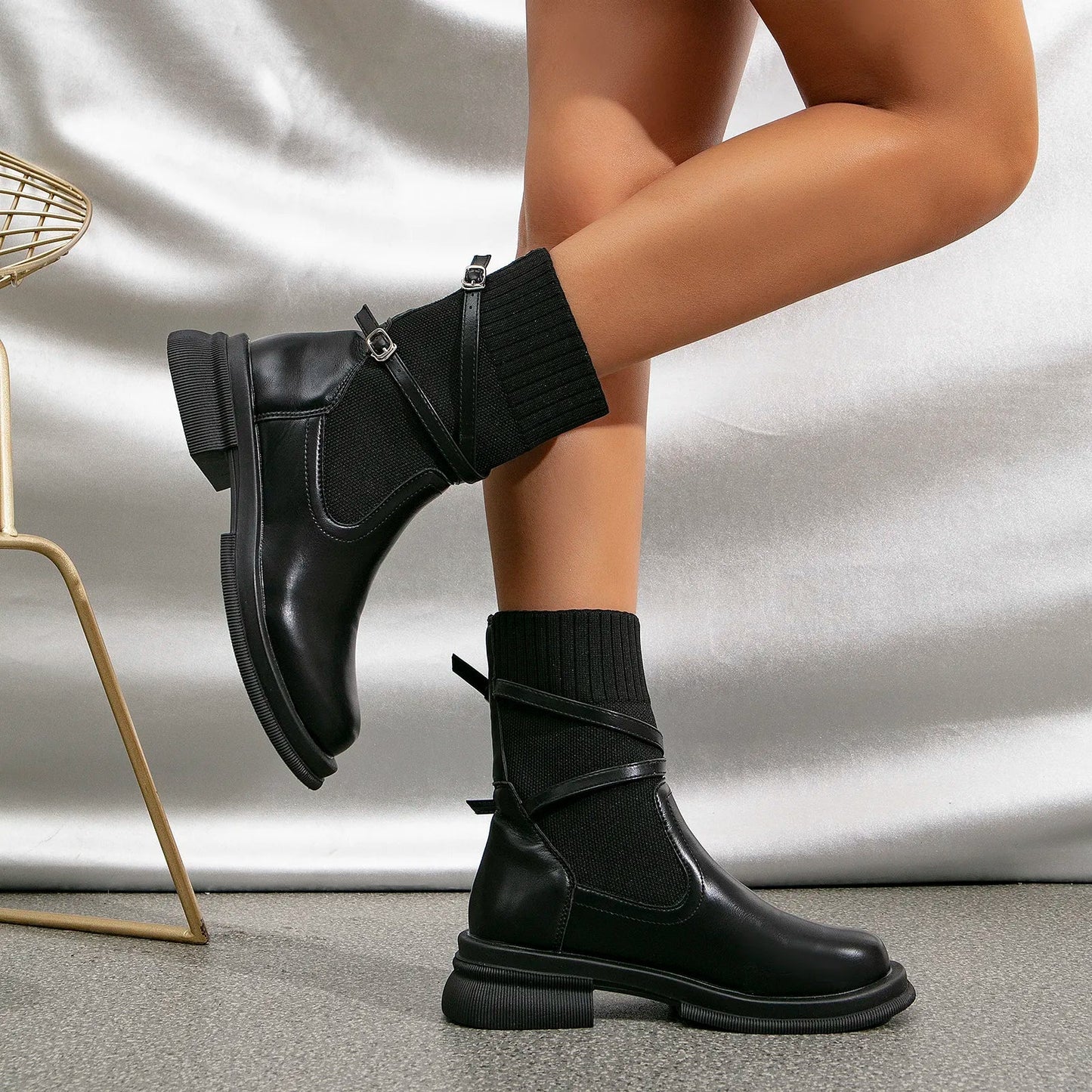 Retro Platform Boots