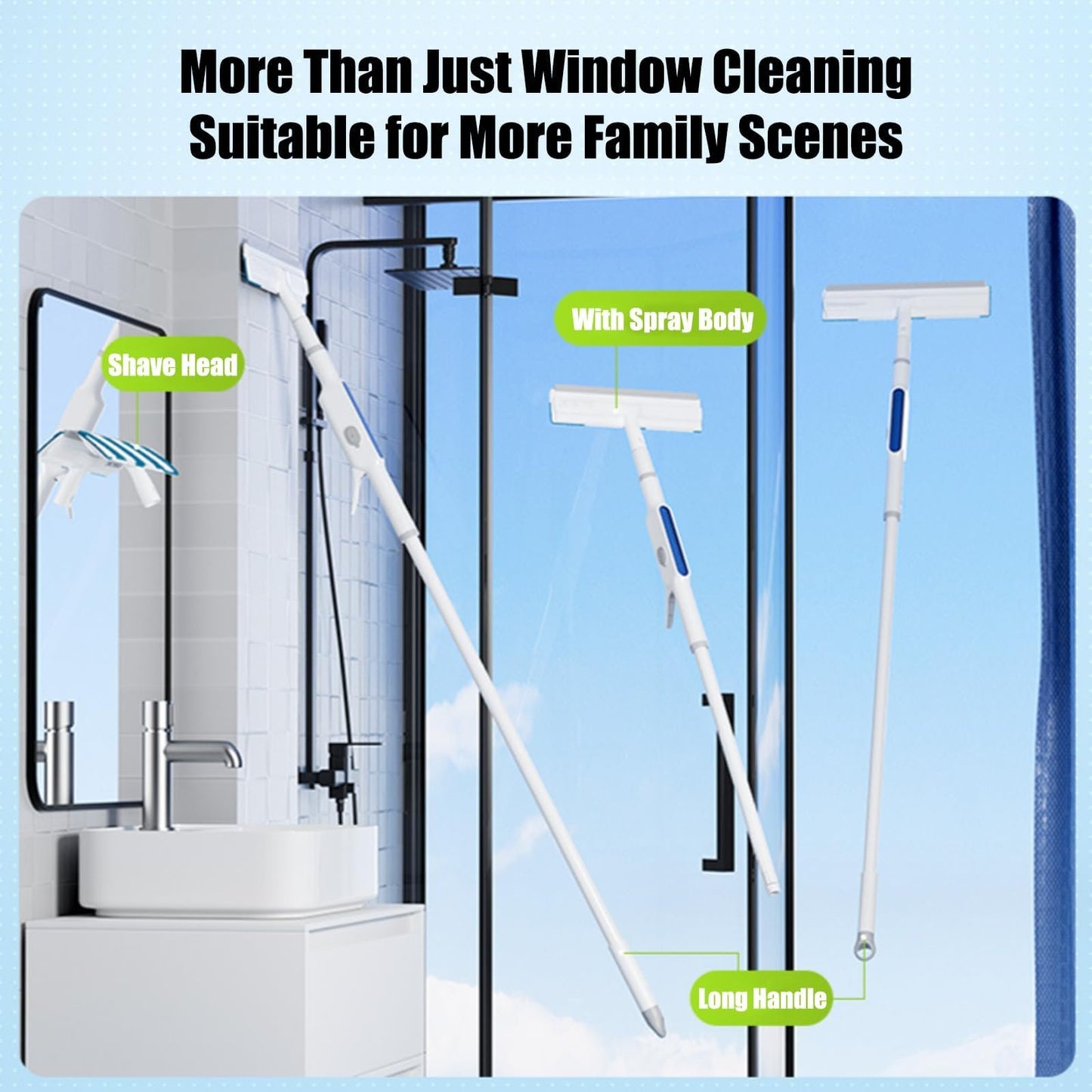 mamymarket™-🔥Hot Sale - 49% OFF🔥 Squeegee for Window Cleaning with Spray