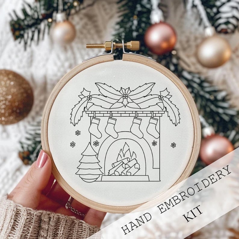 Christmas Embroidery KIT