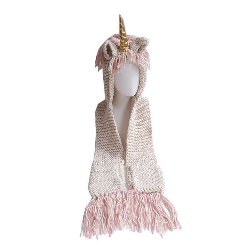 (🔥HOT SALE NOW 49% OFF) - Lovely Kids Unicorn Hat Scarf