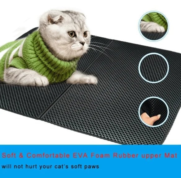 mamymarket™-Foldable Cat Litter Mat