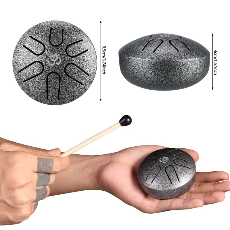 mamymarket™-Buddha Stones Mini Steel Tongue Drum